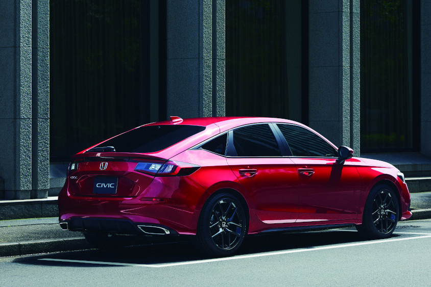 シビック EX プレミアムクリスタルレッド・メタリック