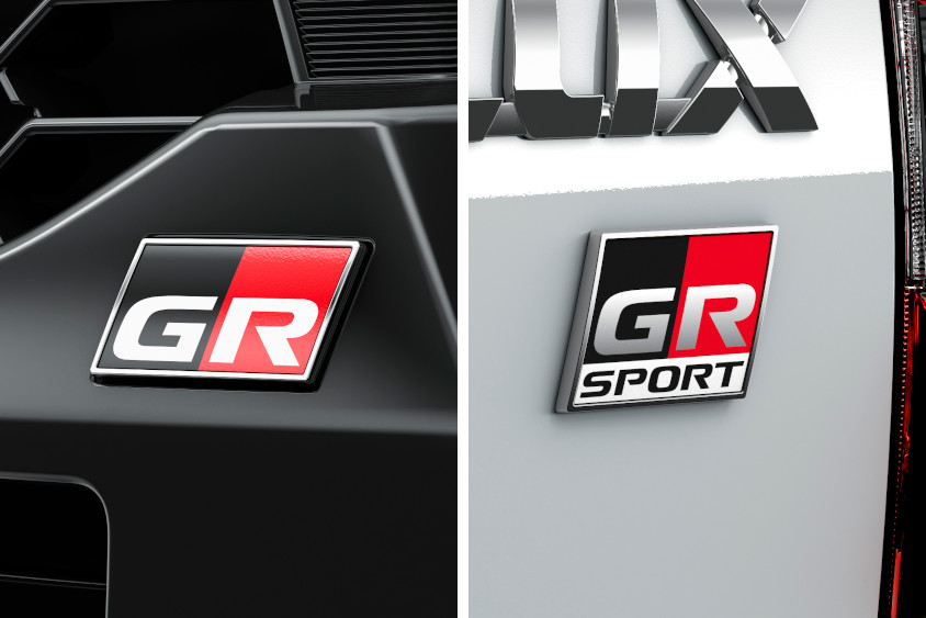 ハイラックス Z“GR SPORT”専用エンブレム（フロント/リア）