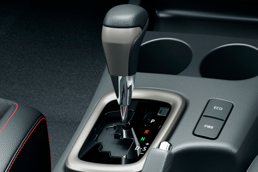 ハイラックス Z“GR SPORT”専用シフトノブ（本革巻き＋スモークシルバー加飾）