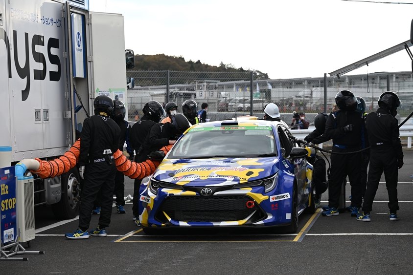 水素エンジンカローラ