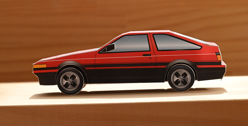 AE86 スプリンタートレノ ペーパークラフト