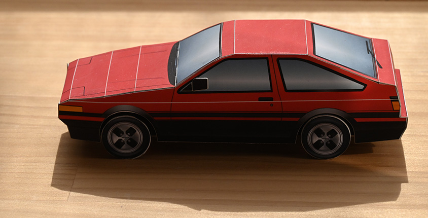 AE86 スプリンタートレノ ペーパークラフト