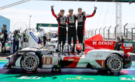 【ル・マン24時間】8号車GR010 HYBRIDがポール・トゥ・ウィン！ トヨタが5連覇＆1－2フィニッシュで、平川が日本人5人目のル・マンウィナーに