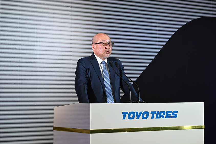 2023東京オートサロン　TOYO TIRE株式会社　清水隆史社長