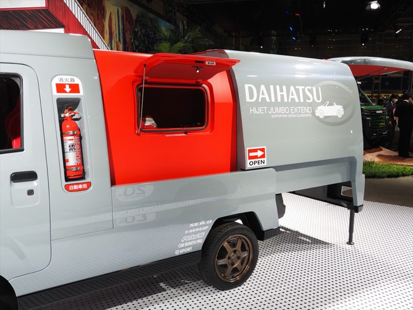 HIJET TRUCK JUMBO EXTENDの拡大キャブ