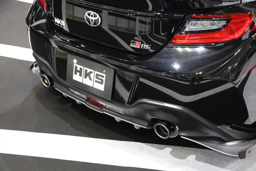 HKS Driving Performer GR86 50th ANNIVERSARY PACKAGE Type-Sマフラー＠東京オートサロン2023