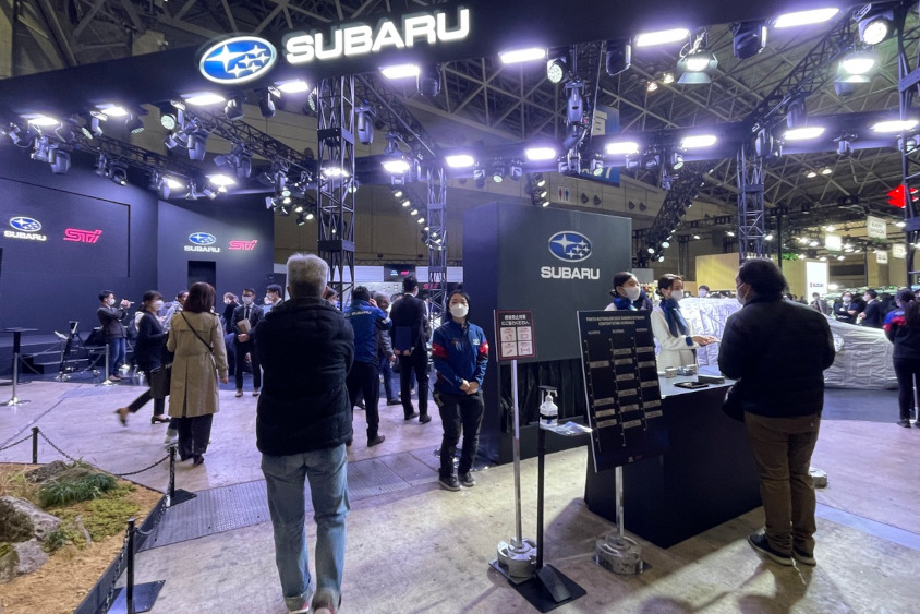 SUBARU/STIブース＠東京オートサロン2023