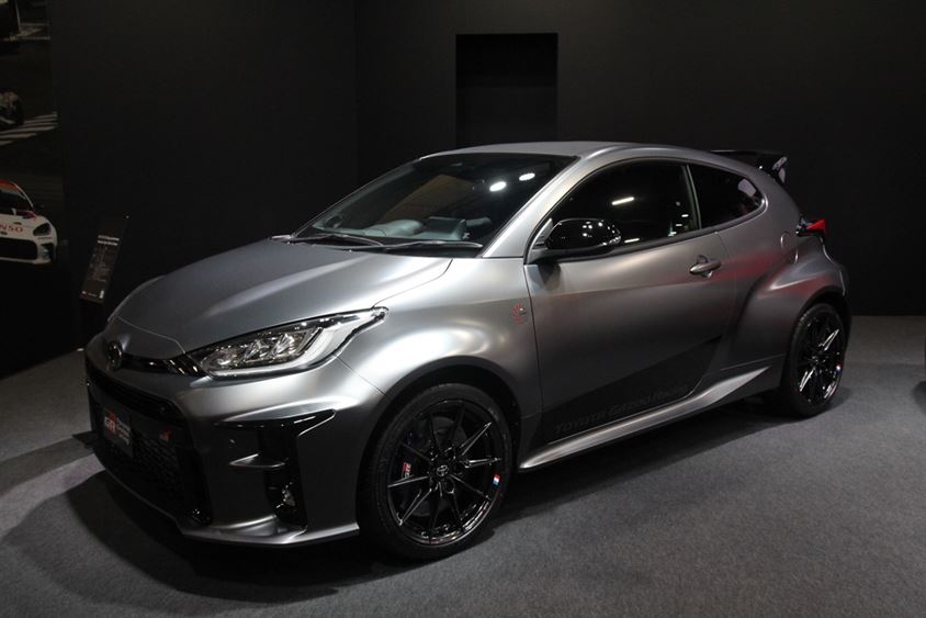 TOYOTA GAZOO Racing World Rally Team所属選手、セバスチャン オジエ選手が監修した特別なGRヤリスも展示。