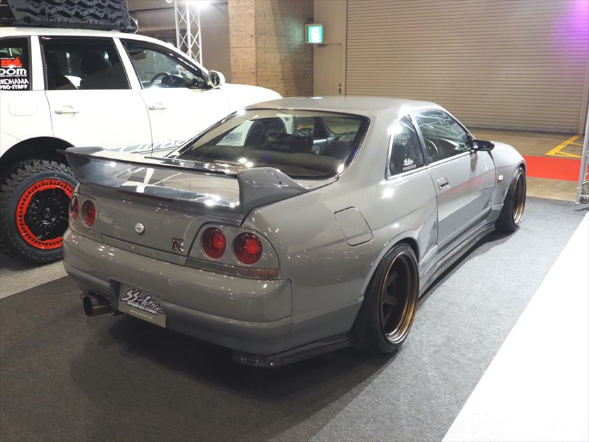 ACTIVE WIDEBODY BCNR33のリヤ＠東京オートサロン2023