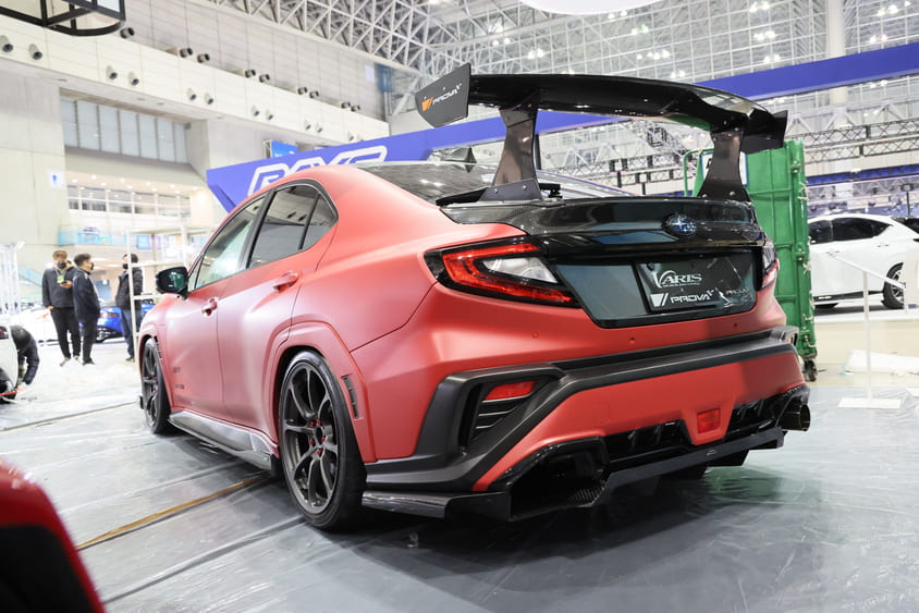2023東京オートサロン VARIS＆PROVA WRX S4のリヤ