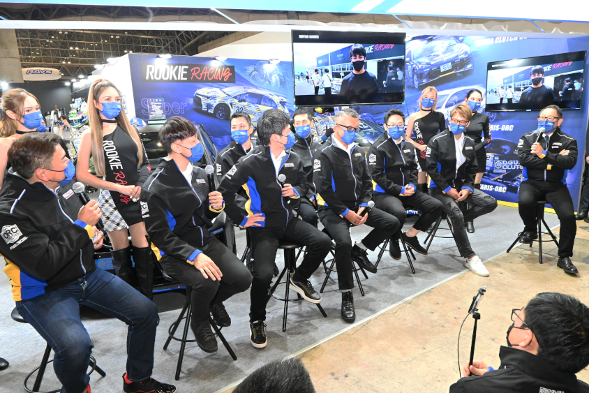 ORC ROOKIE Racingトークショーの様子