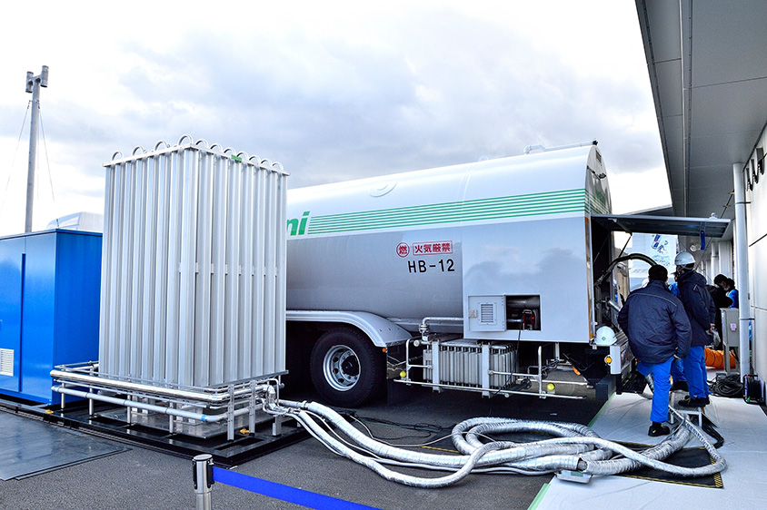 水素を空気中に排出するシステム