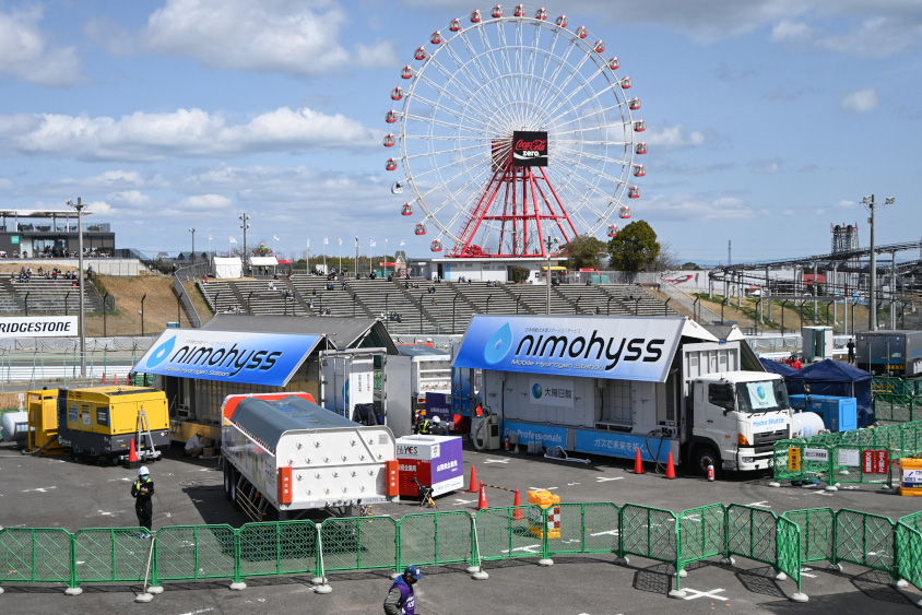 2022年の鈴鹿での給水素専有エリア