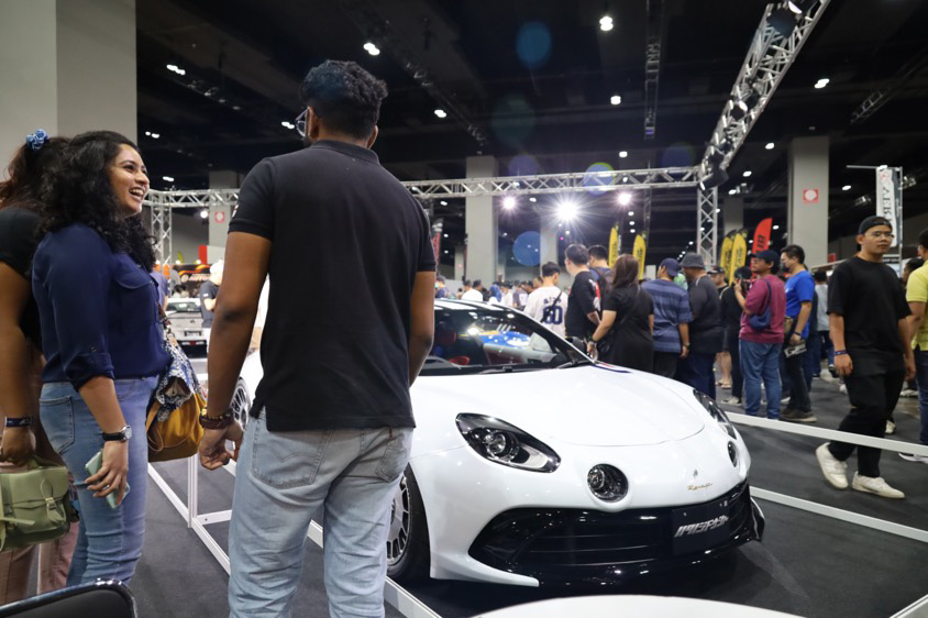 東京オートサロン・クアラルンプールに展示した『RAVAGE A110 by CARS HATANO』