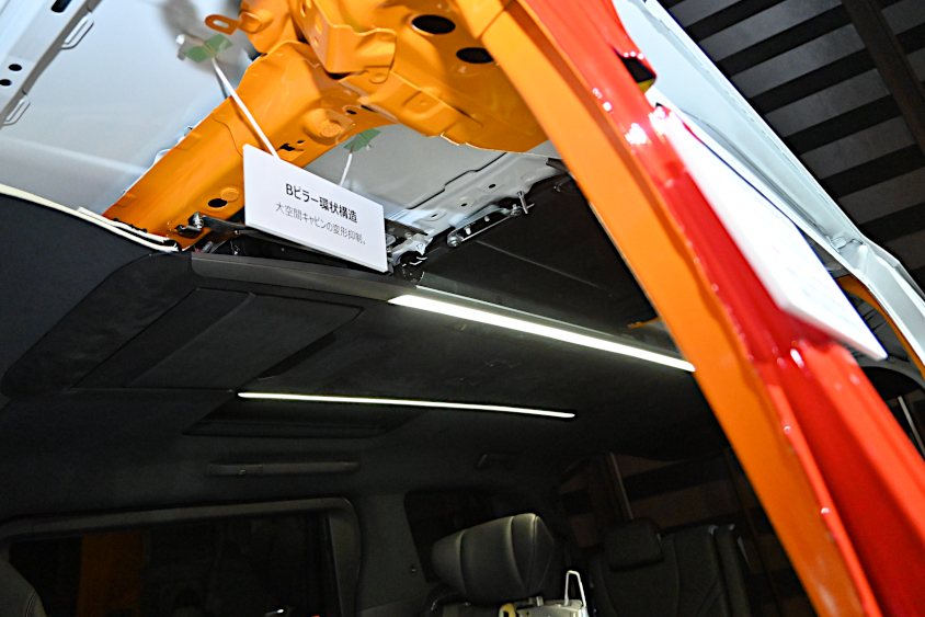 新型アルファード、ヴェルファイアのBピラー環状構造