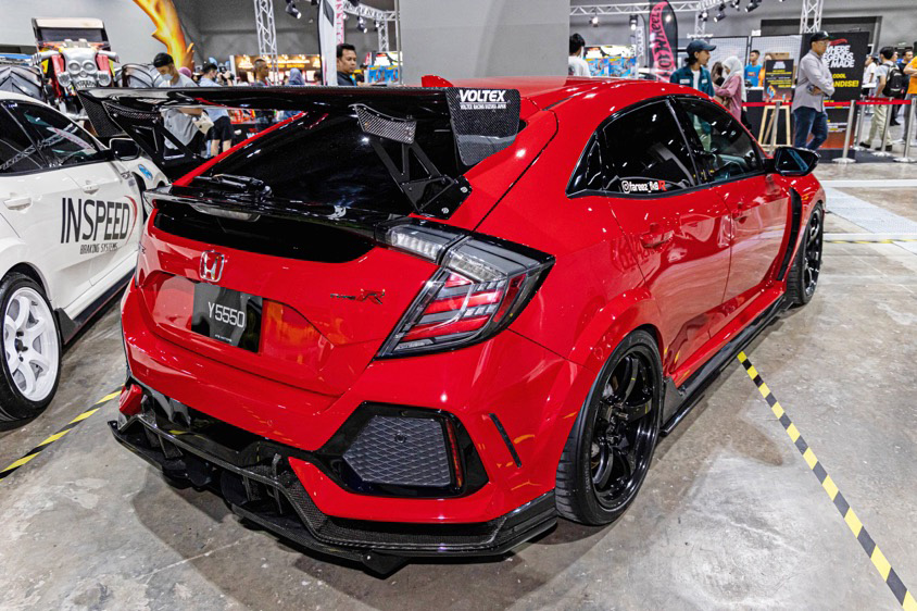 FK8型シビック・タイプRのリヤ