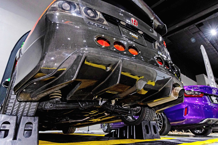 ホンダ・FD2型シビック・タイプRのディフューザー