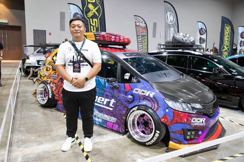 ホンダ・フィットのオーナーのLee Andyさん【東京オートサロン・クアラルンプール2023】