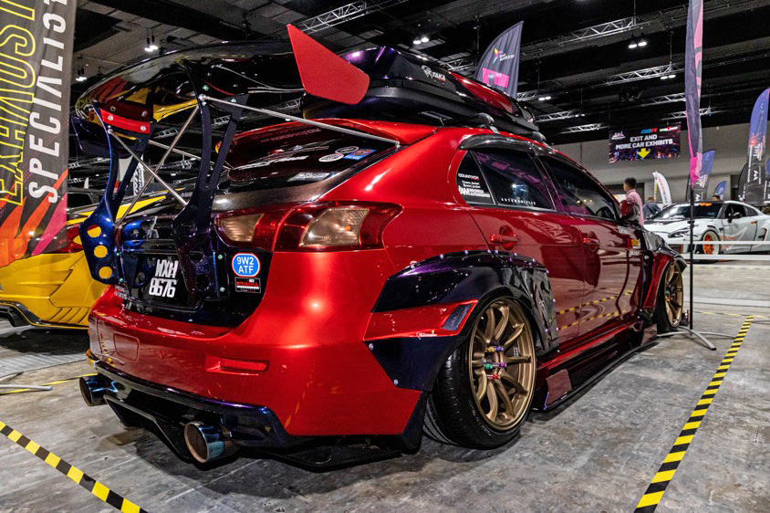 三菱・ギャランフォルティス【東京オートサロン・クアラルンプール2023】のリヤ