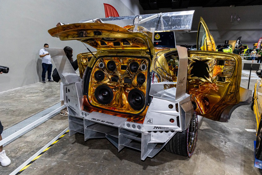 ホンダ・ジャズのリヤ【東京オートサロン・クアラルンプール2023】