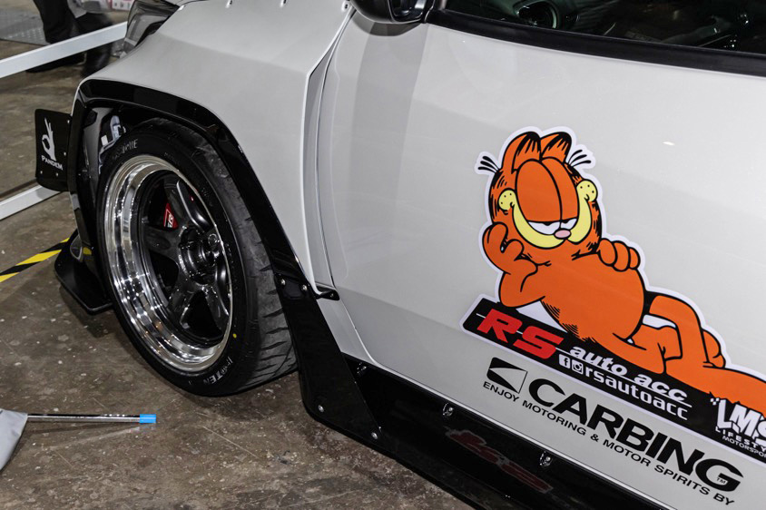 トヨタ・GRヤリスの左フロントのフェンダー【東京オートサロン・クアラルンプール2023】