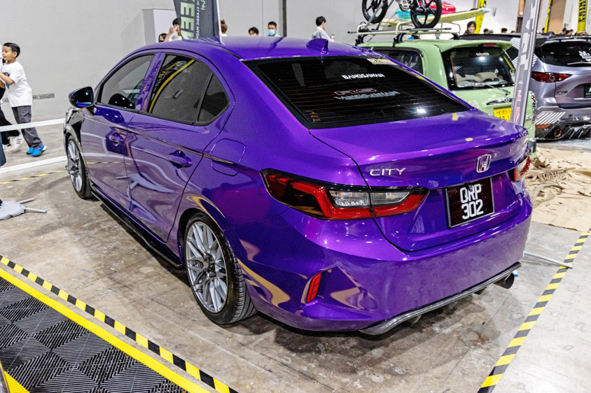 ホンダ・シティのリヤ