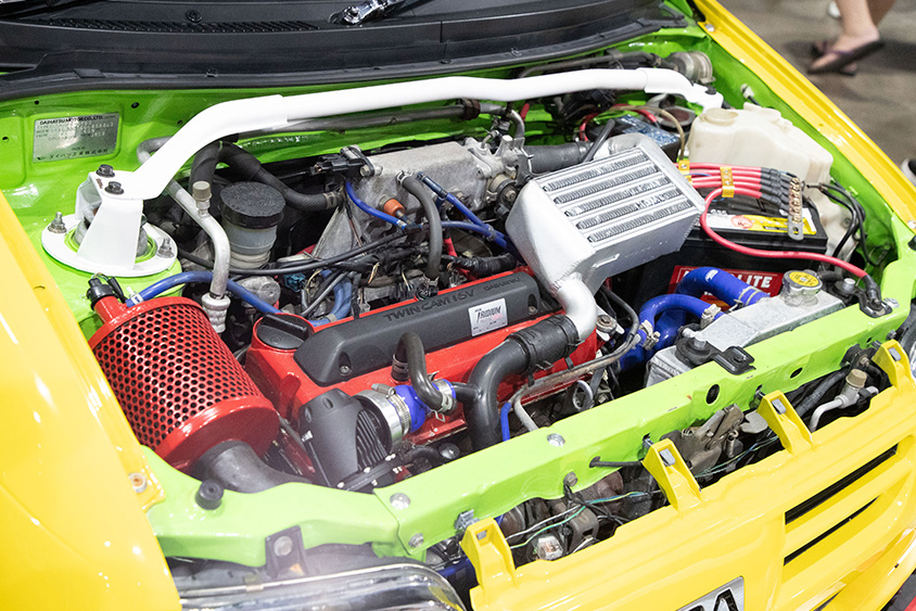 プロドゥア・カンチルのエンジンルーム（東京オートサロン・クアラルンプール2023）