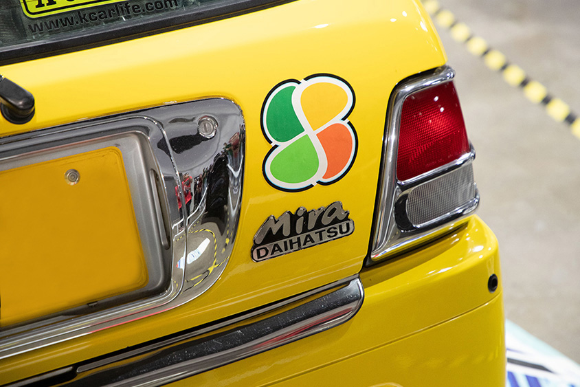 プロドゥア・カンチルのMiraロゴ(東京オートサロン・クアラルンプール2023)