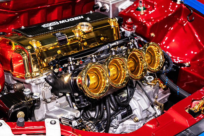 ホンダ・シビックフェリオの運転席(東京オートサロン・クアラルンプール2023)