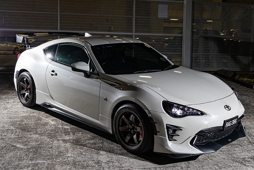 日本から輸入されたトヨタ・86