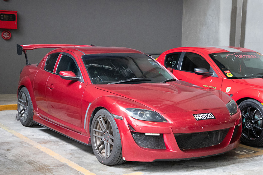 夫婦で2台のRX-8を所有