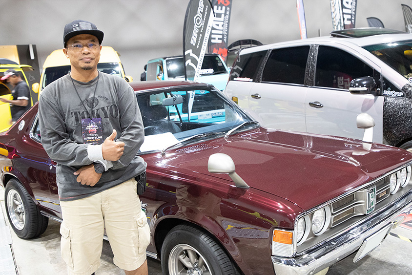 A112A型ギャランSLとオーナーのAliさん