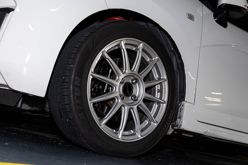 ホンダ・フィットのホイール