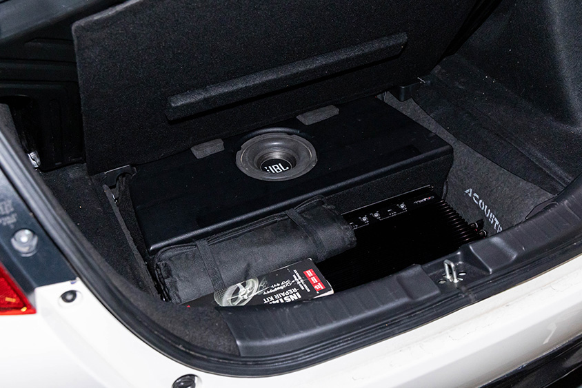 ホンダ・フィットのオーディオ