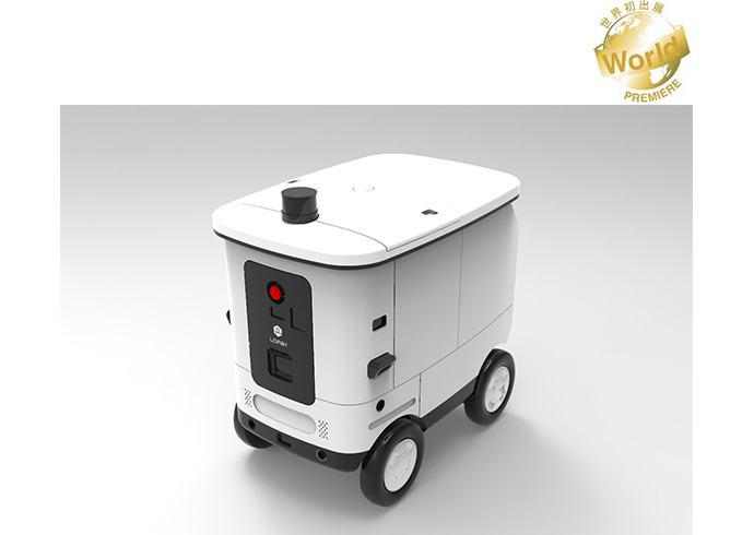 <参考出品車> ラストマイル配送ロボット「LM-A」