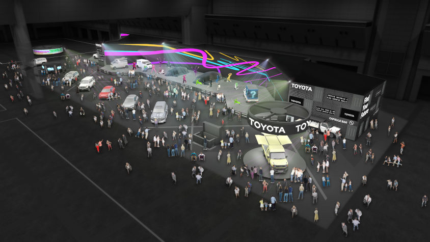 トヨタブース　ジャパンモビリティショー2023