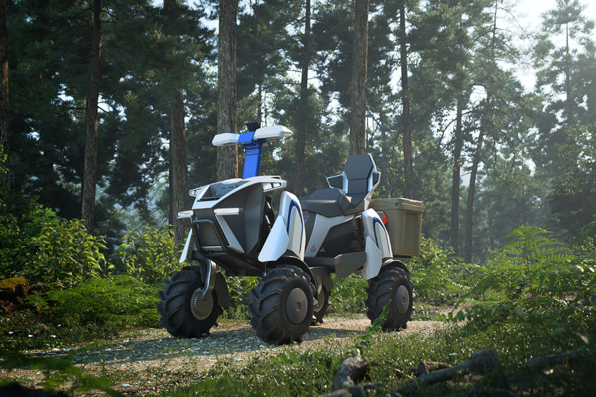 電動小型モビリティ『Last 1 mile Mobility』  ジャパンモビリティショー2023　三菱自動車