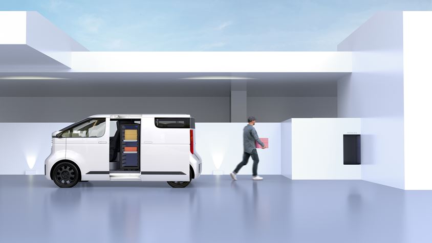 トヨタブース　KAYOIBAKO（カヨイバコ）　ジャパンモビリティショー2023