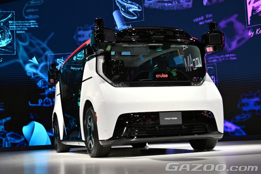 自動運転車両クルーズ・オリジンのフロント