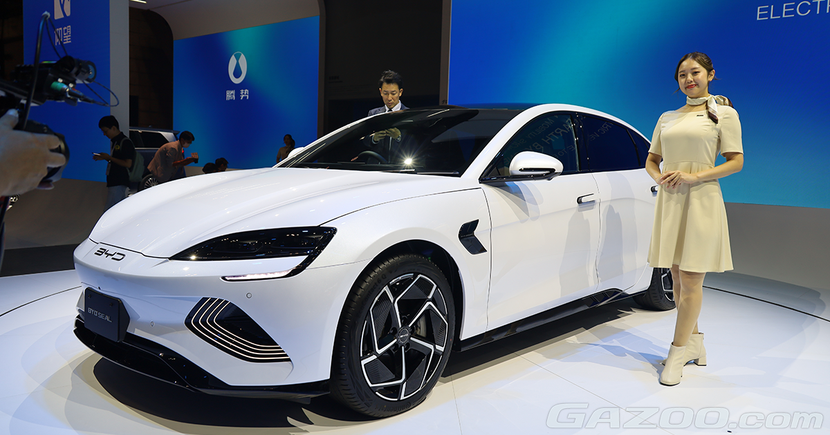 BYD 日本発売第3弾予定のEVセダン『BYD SEAL』をお披露目…ジャパン 