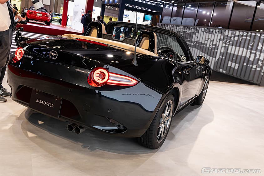 ジャパンモビリティショー2023　マツダブース　マツダ ロードスター S Leather Package V Selection