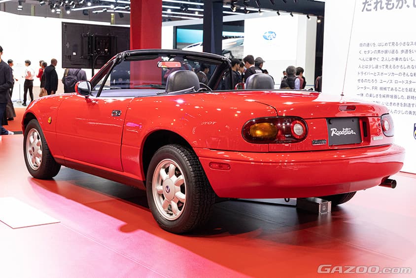 ジャパンモビリティショー2023　マツダブース　ユーノスロードスター