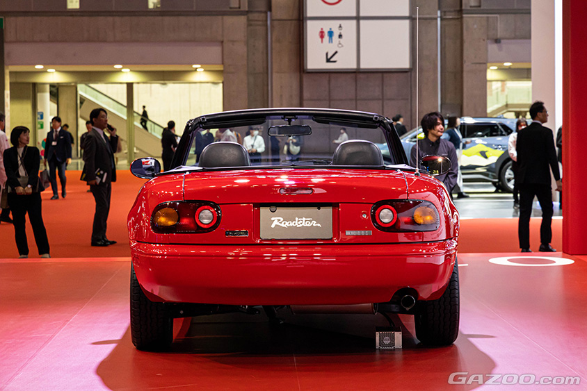 ジャパンモビリティショー2023　マツダブース　ユーノスロードスター