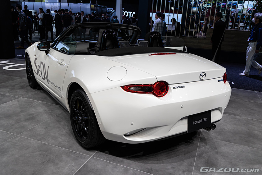 ジャパンモビリティショー2023　マツダブース　マツダ ロードスター Self-empowerment Driving Vehicle