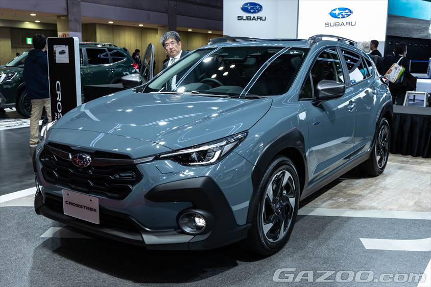 スバル ブース　クロストレック 「Limited」　ジャパンモビリティーショー2023