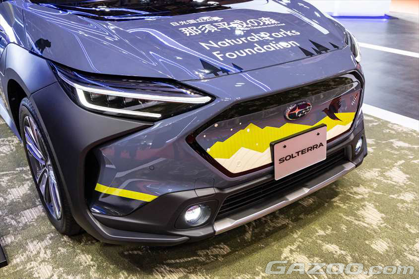 スバル ブース　ソルテラ　「ET-HS」 改良モデル　ジャパンモビリティーショー2023