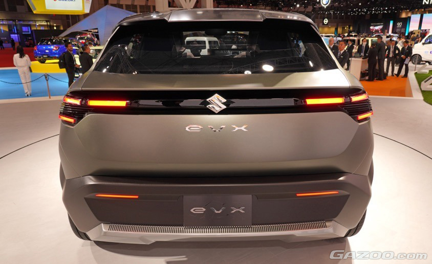 2025年までに市販化することを予定している「eVX」。インドで初公開されたあと、リヤまわりもデザインが変更された