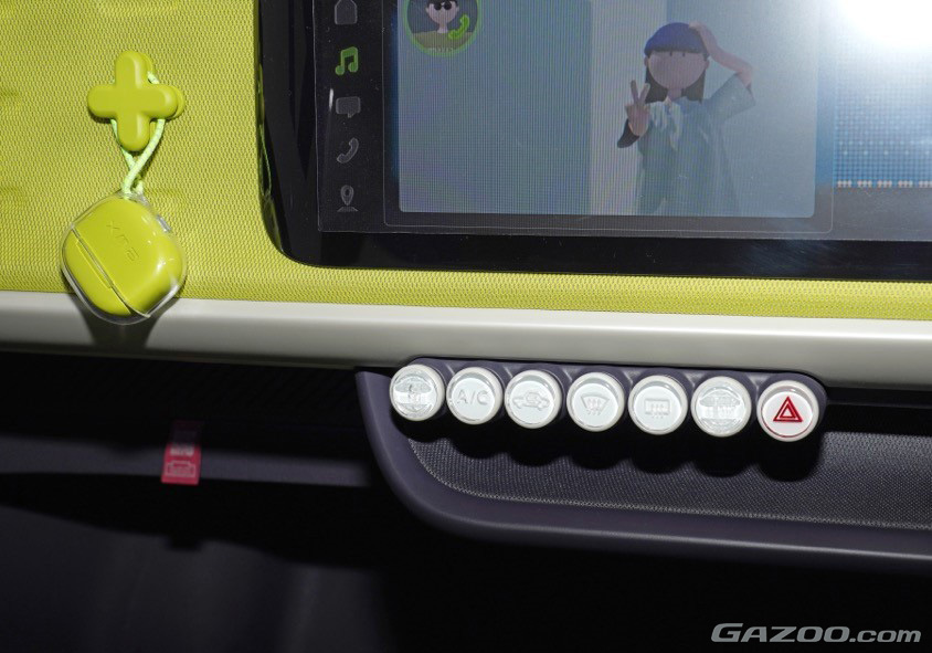 どこかレトロなアナログ感のあるスイッチが逆に新鮮