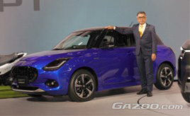 全モデルの良さを引き継ぐ正常進化 5代目スイフトの全貌が見えてきた…ジャパンモビリティショー2023