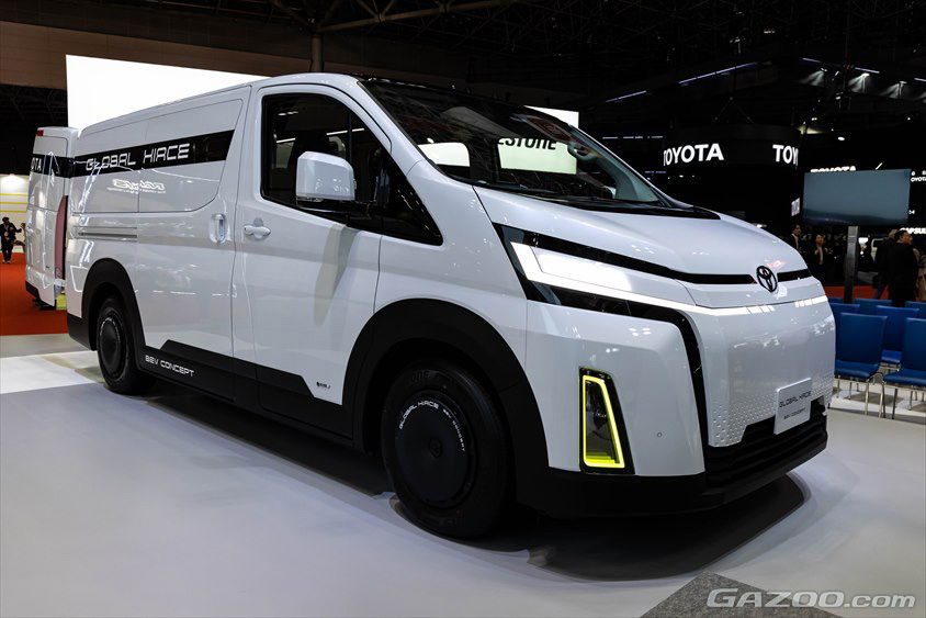 ジャパンモビリティショー2023　トヨタ車体ブース　GLOBAL HIACE BEV CONCEPT (グローバル ハイエース BEV コンセプト)